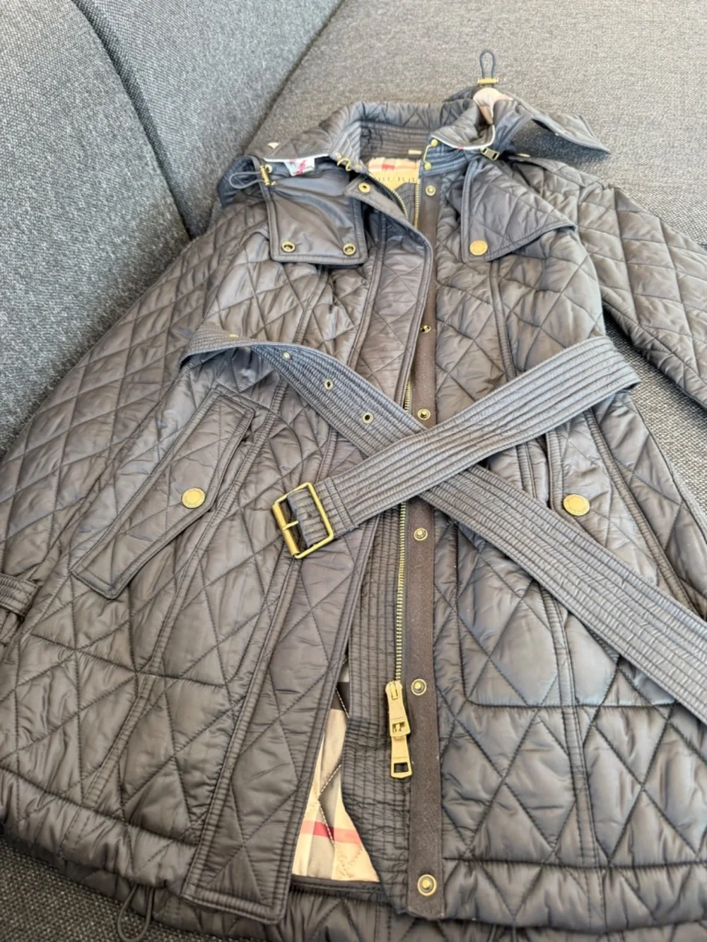 Burberry Finsbridge Quilted Coat XS - Picture 2 of 2